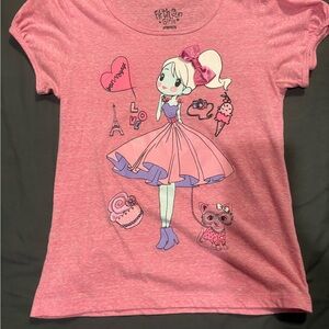 Fifth Sun Pink Cartoon Graphic Tee